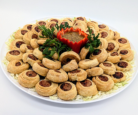 Chicken Apple Sausage Pinwheels