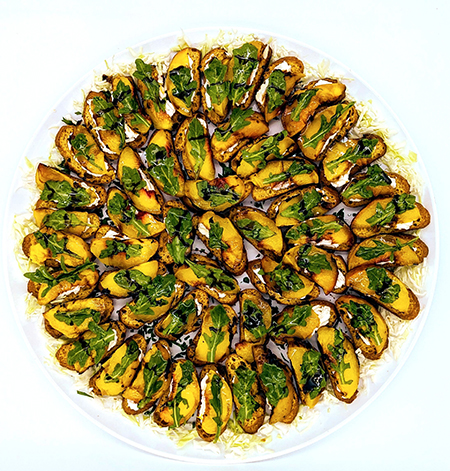 Grilled Peach Crostini